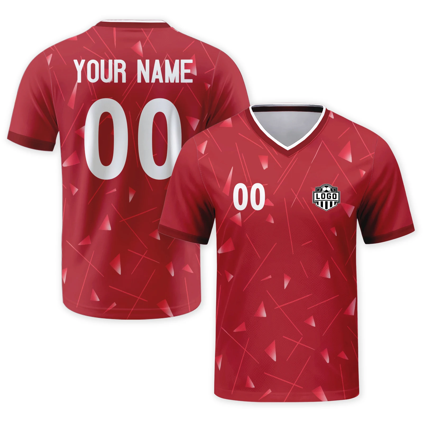 Custom Soccer Jersey with Name Number Logo Personalized Football Team Shirt Training Tee for Adult Kids Game Day