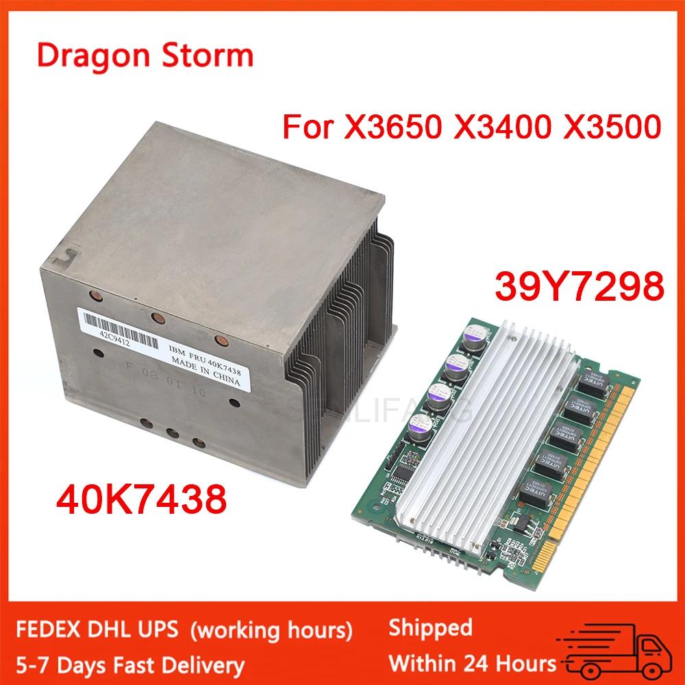 Heatsink 40K7438 42C9412 & Server Power Supply Modules VRM CPU Voltage Regulator Module 39Y7298 For xSeries x3650 X3400 X3500