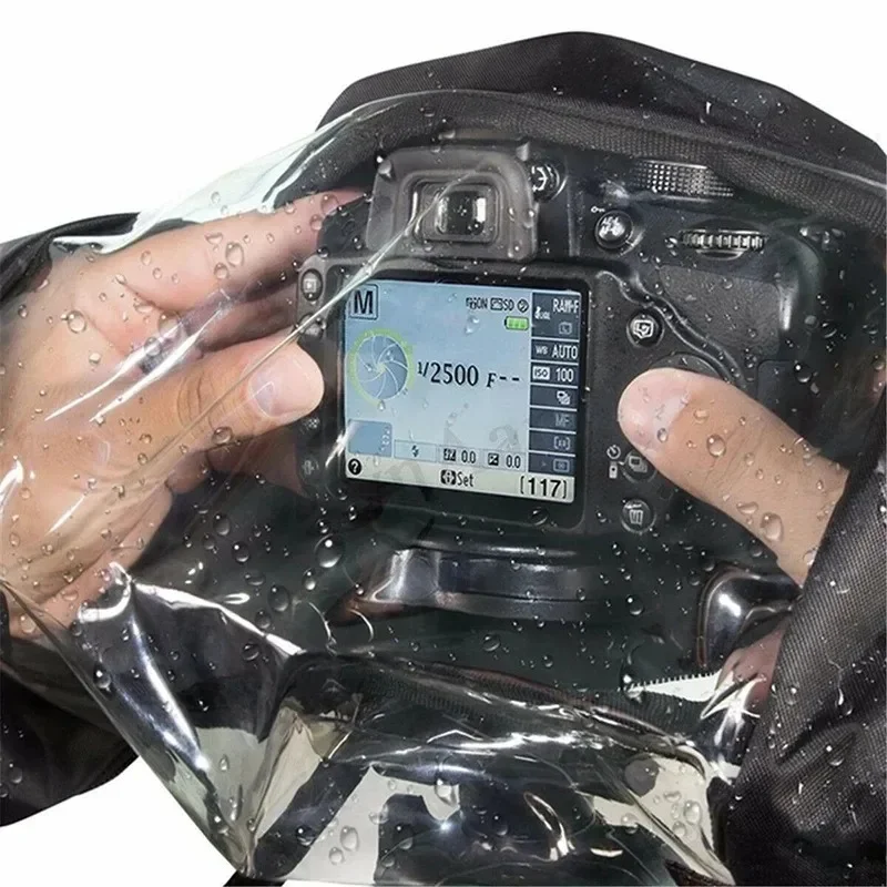 Outdoor DSLR Camera Rain Cover Camera Raincoat Medium Telephoto Lens Rain Cover Camera Dust Cover 1PCS