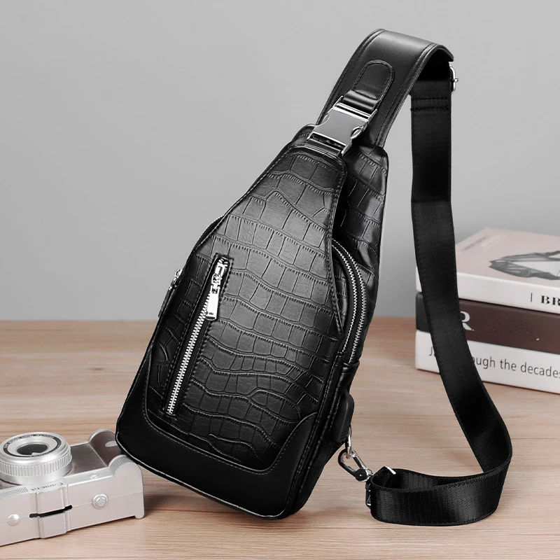 Chikage-Bolso de hombro sencillo para deportes de ocio, bandolera multifuncional de marca de moda, bolso de pecho informal con personalidad