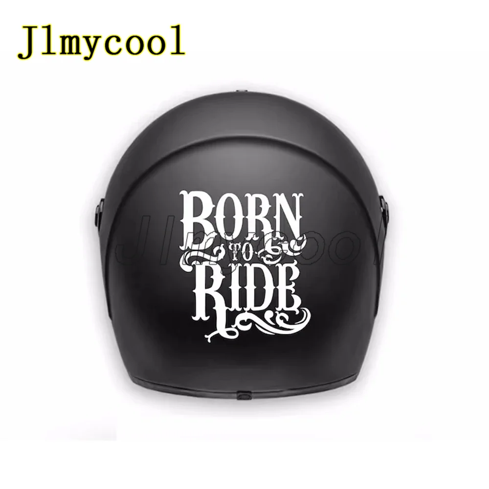 Pegatinas para casco de motocicleta, calcomanía nacida para montar, casco de Motor, pegatina impermeable, pegatina para rascar
