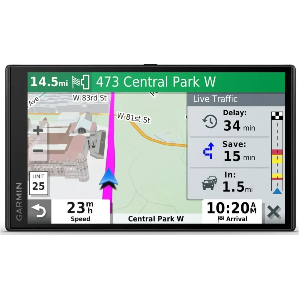 DriveSmart 65 with Amazon Alexa, Built-In Voice-Controlled GPS Navigator with 6.95” High-Res Display