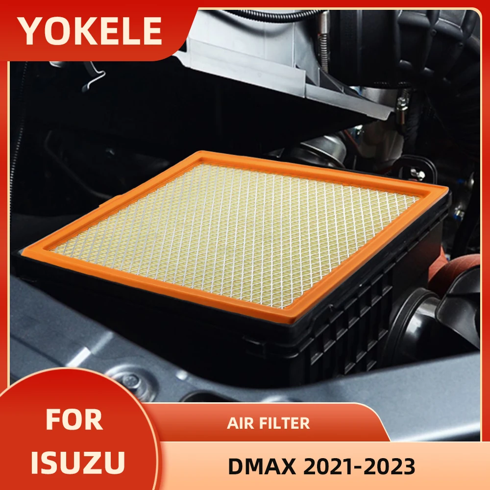 Car Air Filter Intake Accessories For ISUZU DMAX D-MAX 2021 2022 2023 Replacement Panel Air Filter Washable Reusable