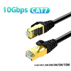 CAT7 Ethernet Cable 10Gb RJ45 Lan Network Cable Networking Ethernet Patch Cord CAT 7 Network Cable For Computer Router Laptop
