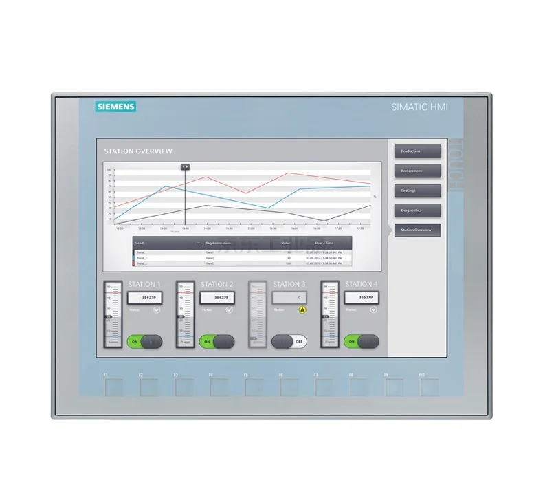 

HMI KP700 комфортная панель управления клавишами 7 дюймовый широкоформатный TFT-дисплей 6AV2124-1GC01-0AX0