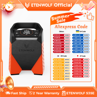 ETENWOLF S3SE High-quality 7800mAh 160 PSI Portable Tire Inflator Powerbank Electric Wireless Car tyre Air pump tools LED Light