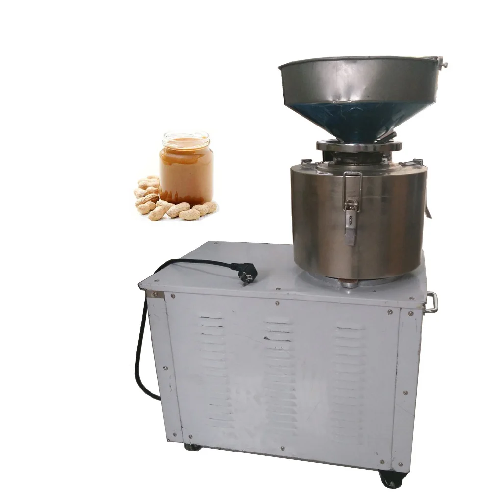 الاستخدام المنزلي مصنع تقديم الطعام التجاري آلة معالجة مطحنة معجون الكاكاو والفول السوداني وفول الصويا