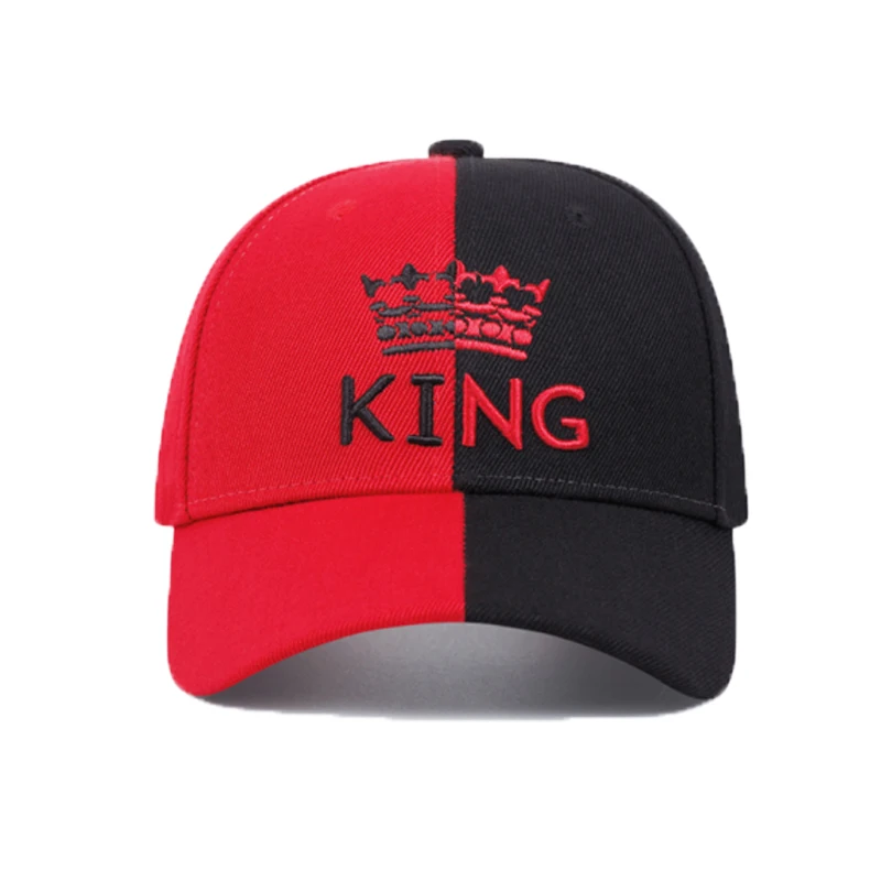 New Outdoor Sports  KING Embroidered Peaked Caps Men And Women Casual Couples Curved Brim Shade Baseball Cap