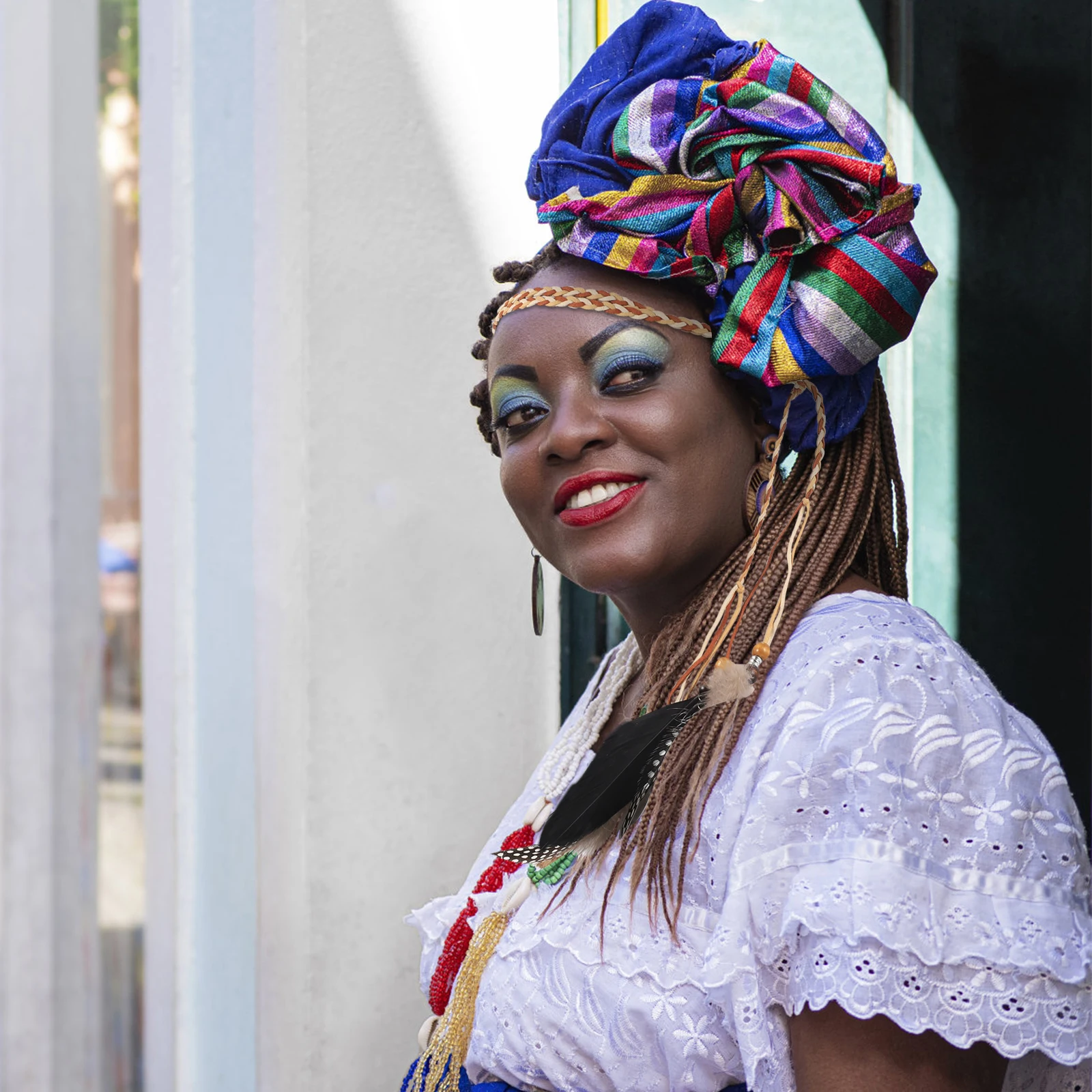 

Набор из 4 винтажных повязок на голову с пайетками и кисточками для женщин, декоративные головные уборы для вечеринок, в стиле бохо, для костюмов, в этническом стиле