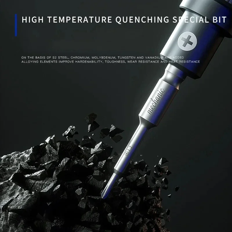 6in1 Mechanic IShell MAX High Hardness Precision Screwdriver Plum Blossom Cross for IPhone Bottom Internal Disassembly Tools Set