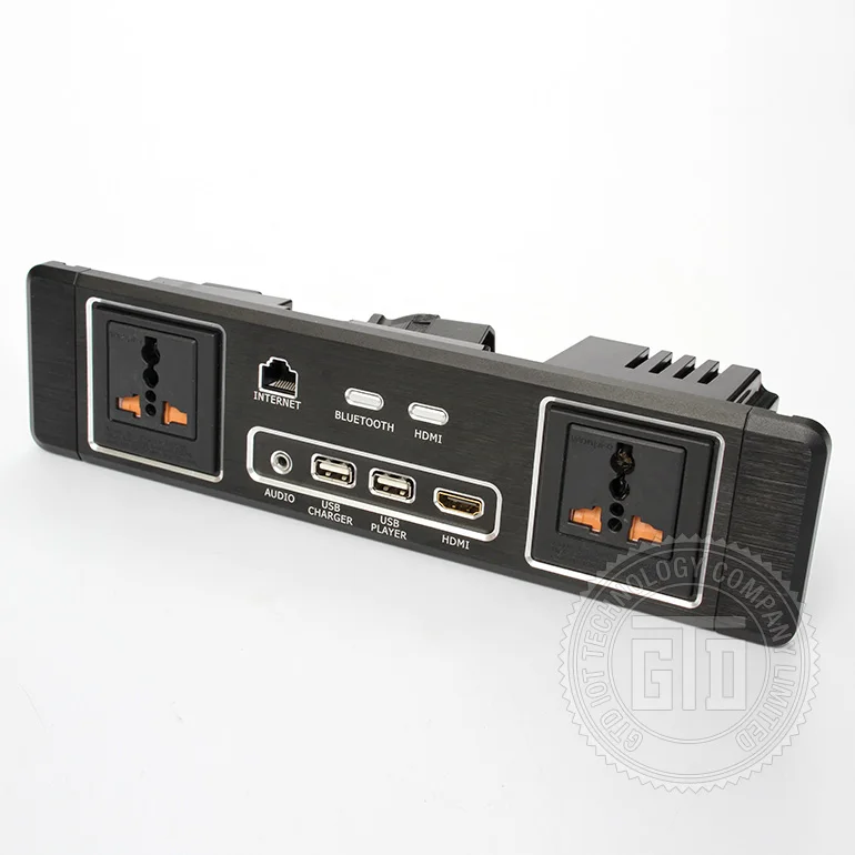 CNC Processed Luxury Hotels Using Mediahub with ETHERNET/BT/USB/AUDIO/2 USB Socket