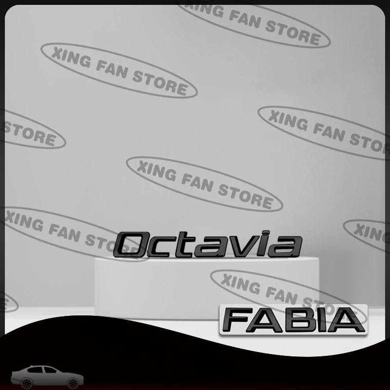 Auto Styling For Skoda Octavia Superb Fabia Kodiaq Rapid 4x4 Car Rear Trunk Badge Decal Body Sticker Accessories