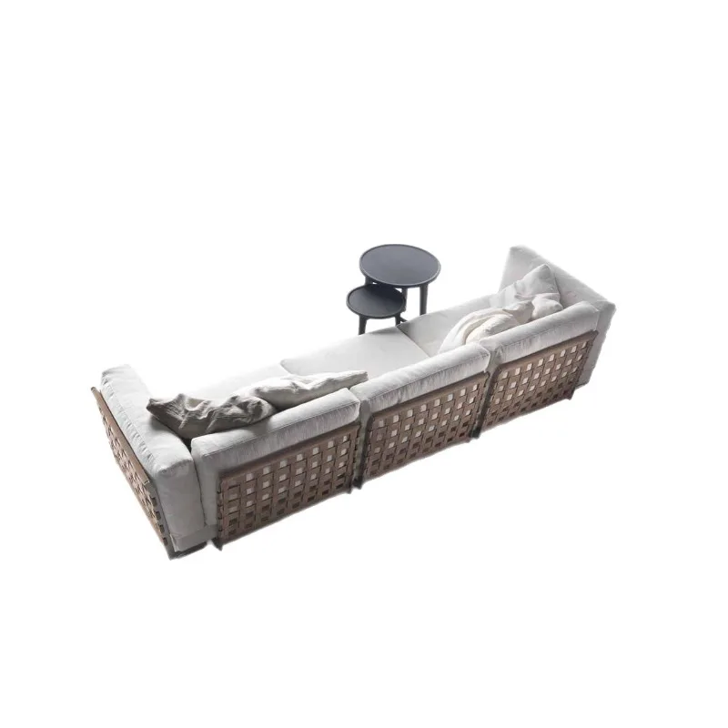 Minimalist tofu sofa light luxury simple fabric size room type non-disassembly and washing Japanese sofa furniture