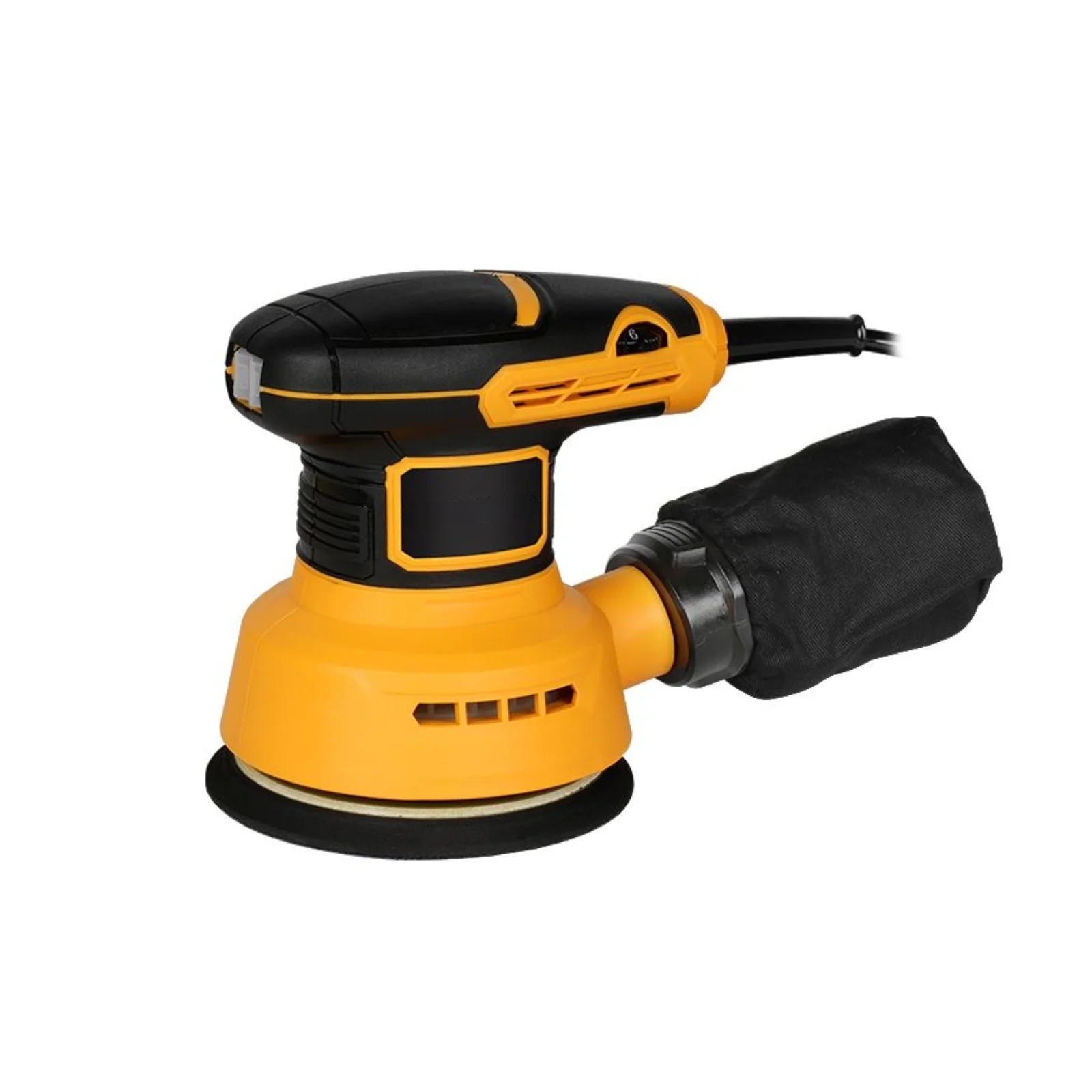

300W Electric Eccentric Sander 6 Gears Speed Adjustment 5 Inch 125mm Wood Sanding Processing Car Polishing Machine With Dust Box