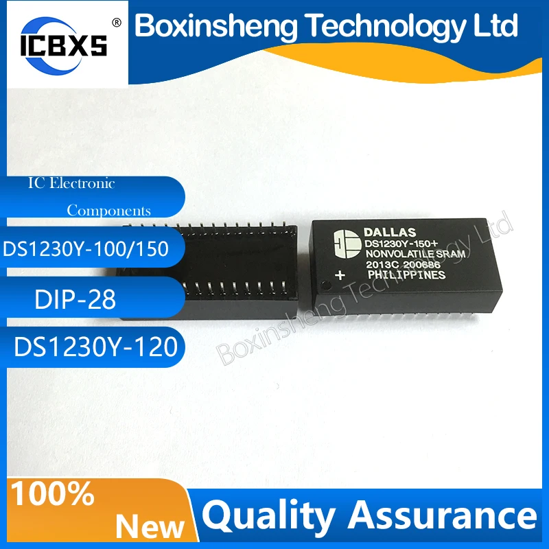 1PCS DS1230Y-150+ DIP28 DS1230-100/120 real-time clock chip original new stock