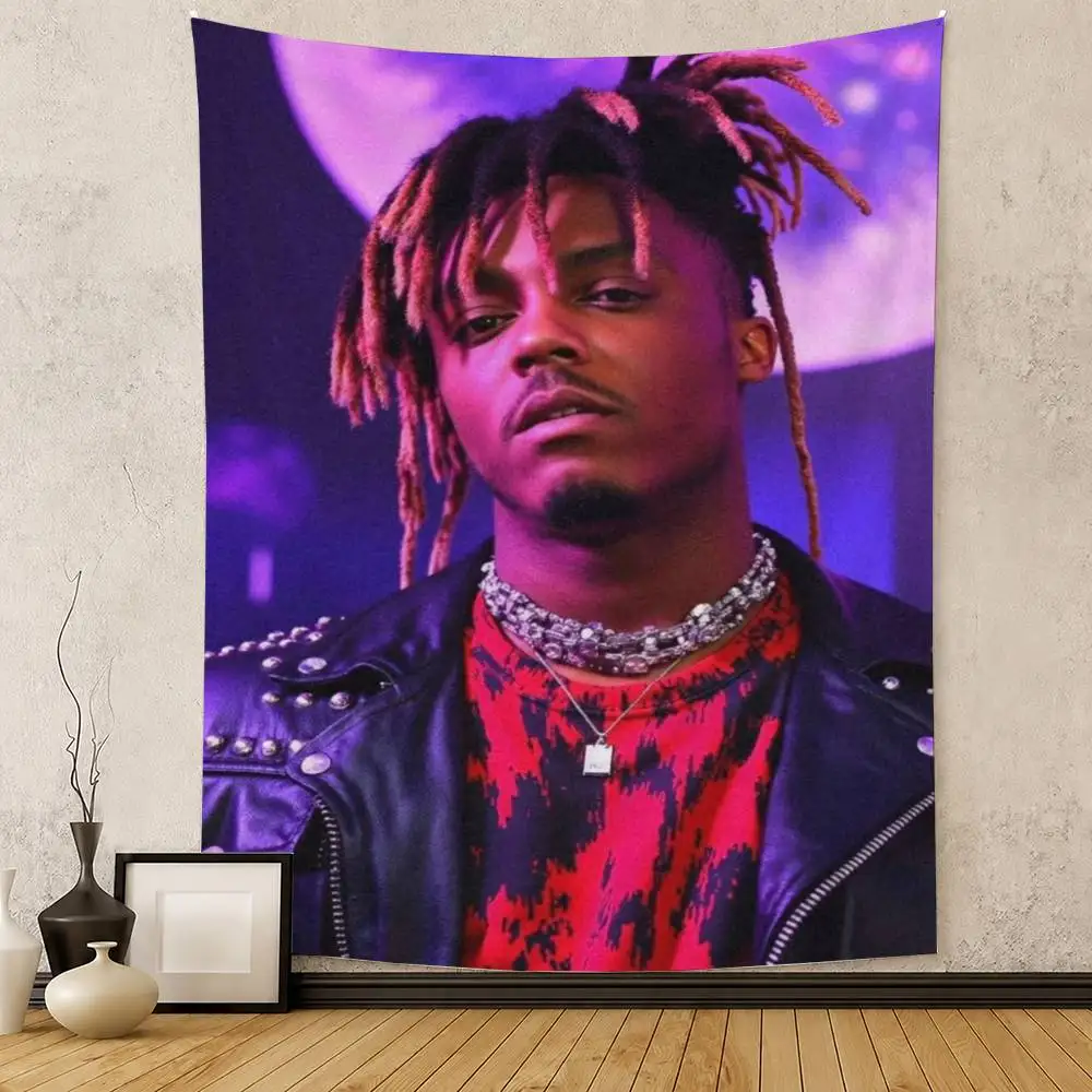 999-JUICE WRLD Flags Wall Hanging Background Art for Bedroom Home Outdoor Decor