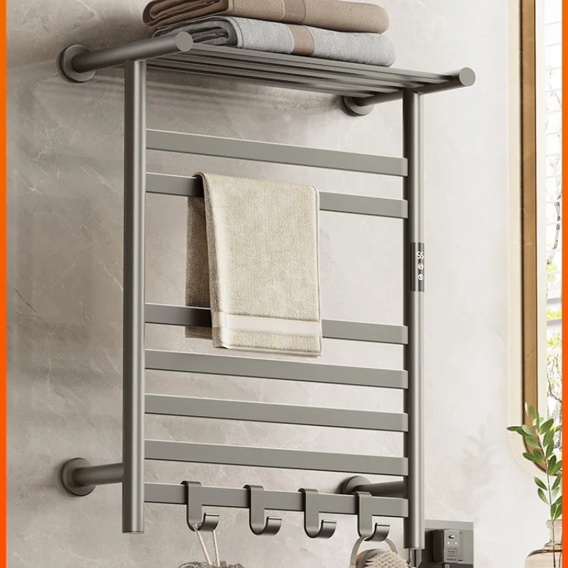 

Toilet Carbon Fiber Heating Drying Rack Sterilization Anti-Mite Punch-Free Storage Rack