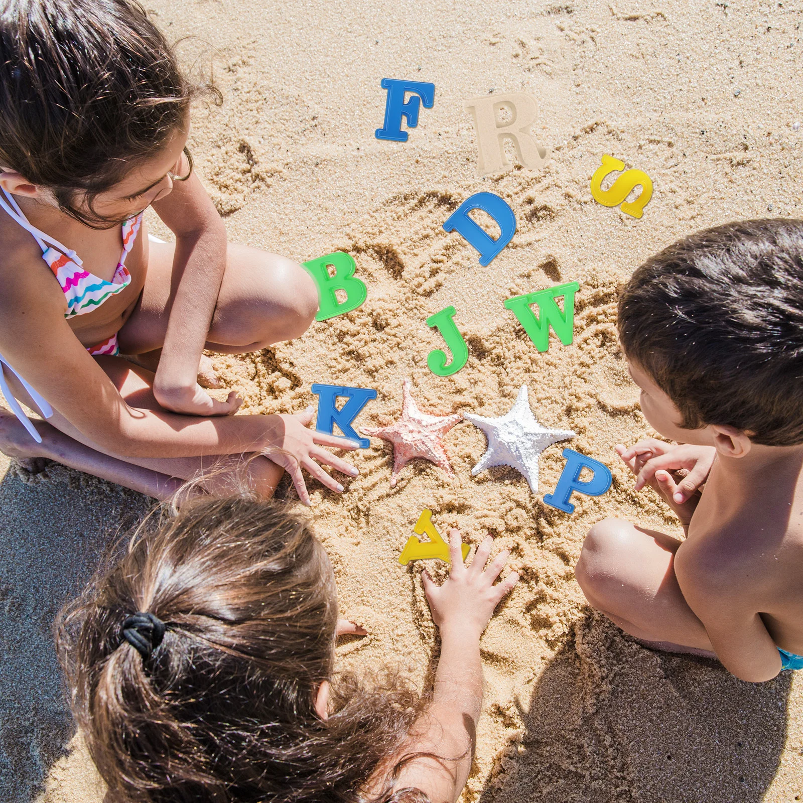 

26pcs Alphabet Letter Molds Sand Castle For Kids Outdoor Beach Play Learning Set Creative Sand Modeling Tools Toddler Alphabet