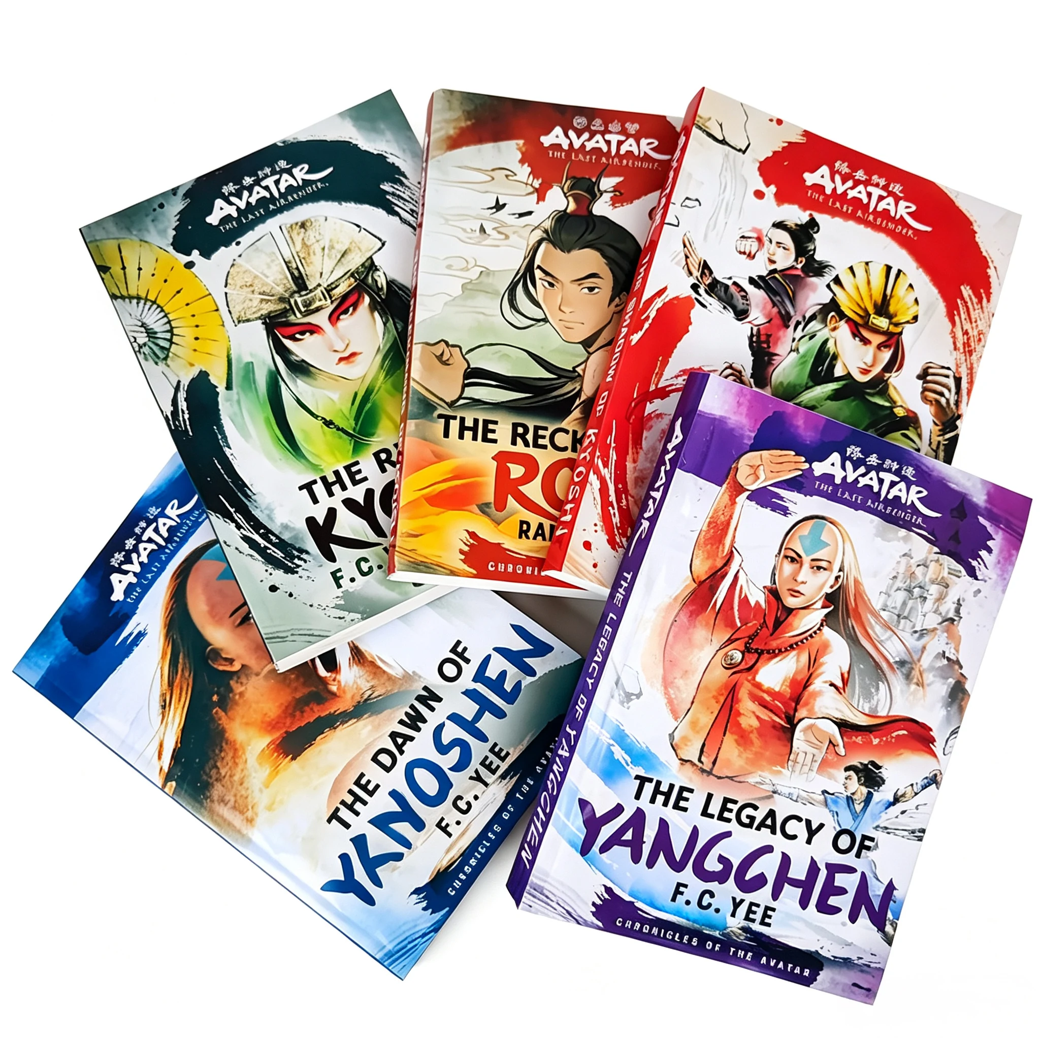 1 Book Avatar: The Last Airbender,Chronicles of the Avatar, vol.1/2/3/4/5 Fantasy Novel B5 size