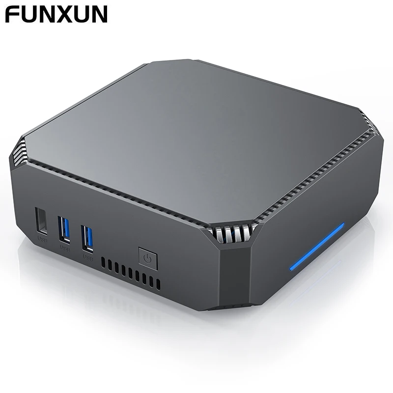 Mini PC Intel Celeron J4105 12GB LPDDR4 128GB 256GB 512GB SSD 2.4G/5.0G Windows 10 WiFi Bluetooth 4.2 HDMI 4K 60Hz USB-C