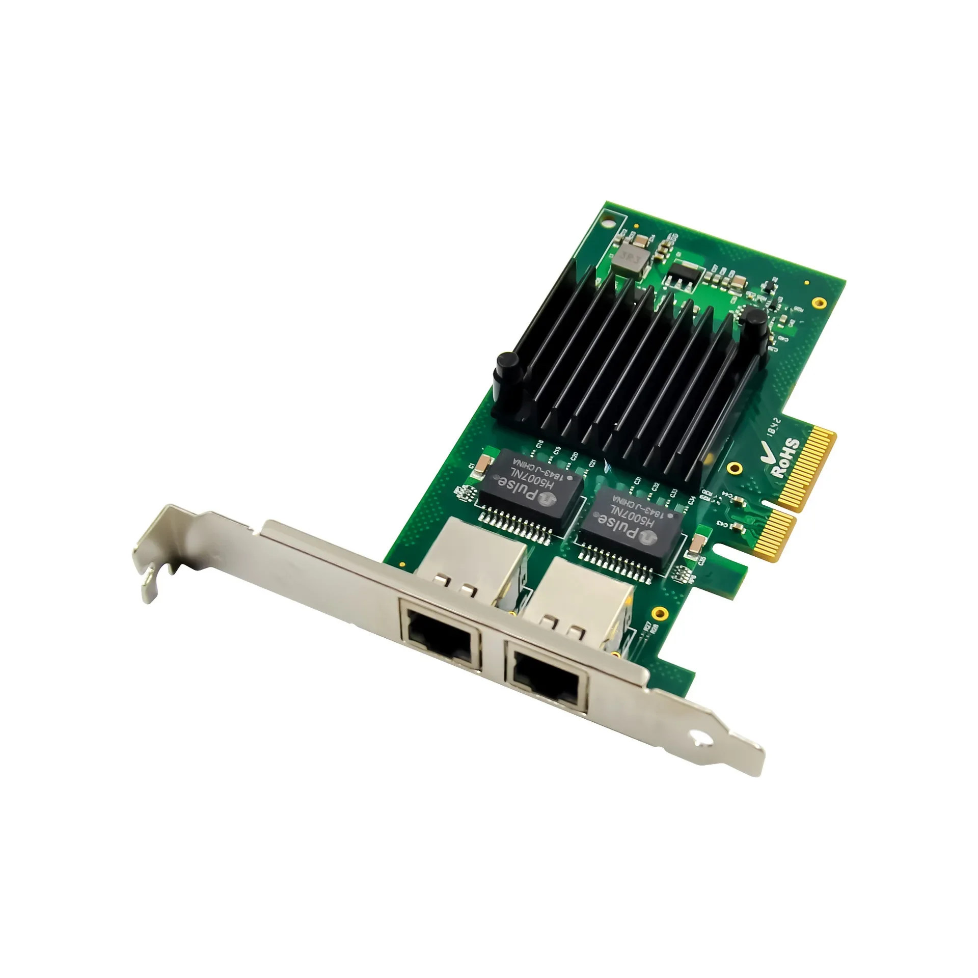 Chip I350AM2 PCI-E Gigabit Cavo per computer desktop a doppia porta Scheda di rete Server I350-T2
