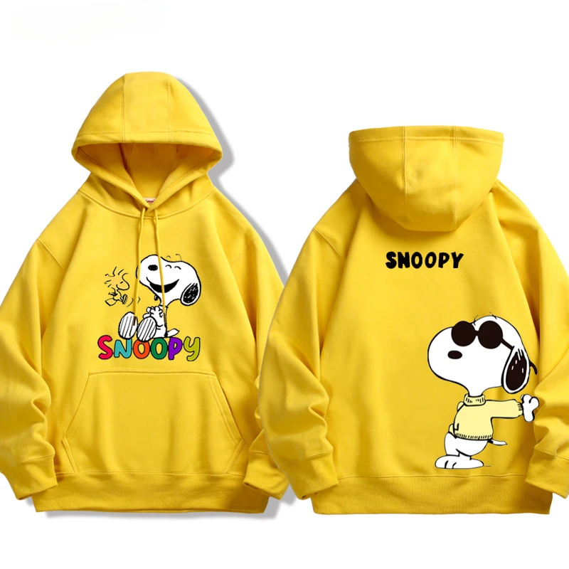 2024 New Snoopy Hoodies Cartoon Anime Periphery for Men and Women Couple Hooded Hoodie Youth Spring and Autumn Casual Clothes