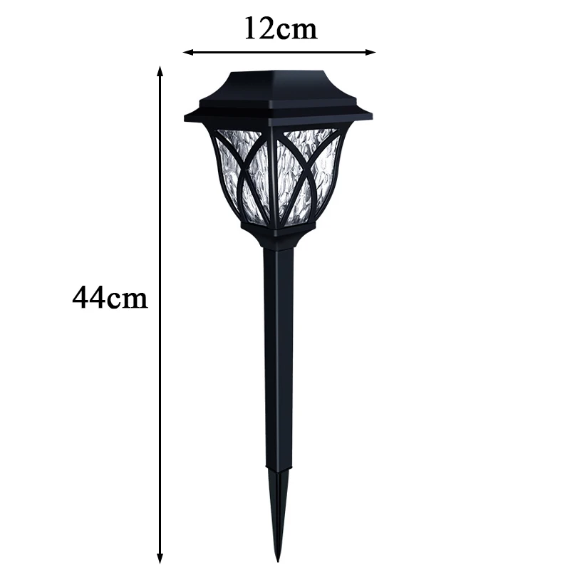 1/2Pcs Solar Licht Buiten Tuin Tuin Tuin Villa Gazon Licht Buiten Plug Waterdichte Straat Licht Landschap Decoratieve Lamp