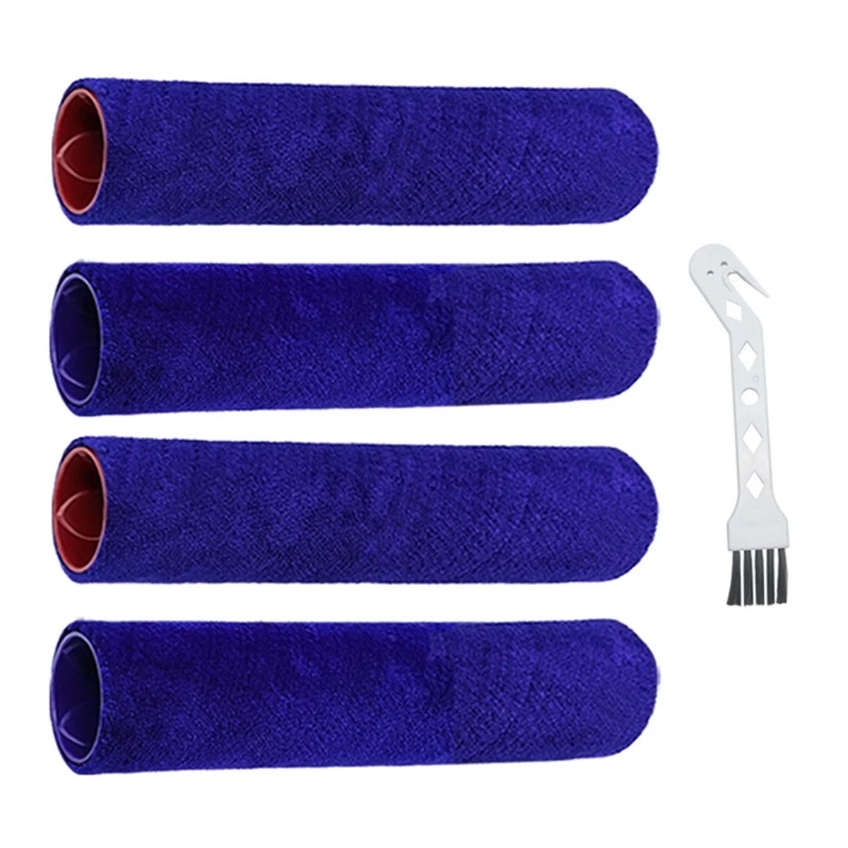 

A42F 2sets Compatible for Dyson Wash G1 Floor Washer Cleaner Soft Main Brush Roller Replacement Accessory Spare Part