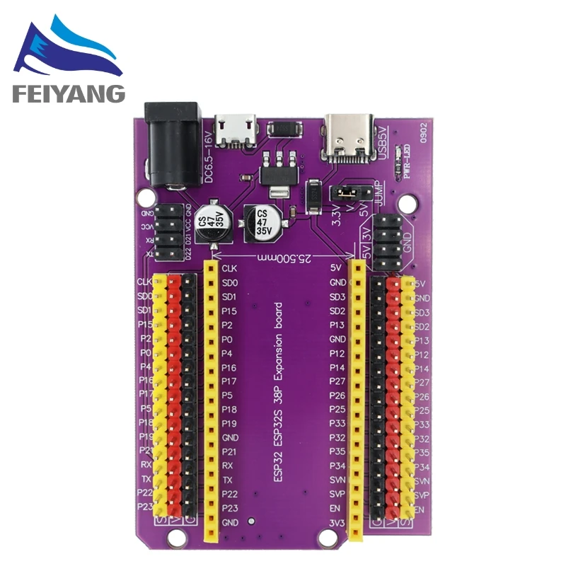 ESP32 Development Board TYPE-C/MICRO USB CP2102 WiFi+Bluetooth Dual Core ESP32-DevKitC-32 ESP-WROOM-32 Expansion Board 38PINS