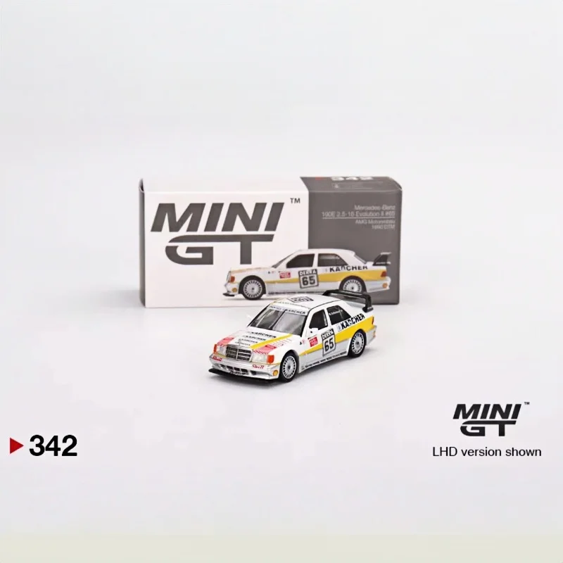 1-64-mercedes-benz-190e-evo2-ii-65-amg-25-16-simulazione-342-modello-in-miniatura-pressofuso-in-lega-decorazione-per-adulti-giocattolo-per-ragazzi