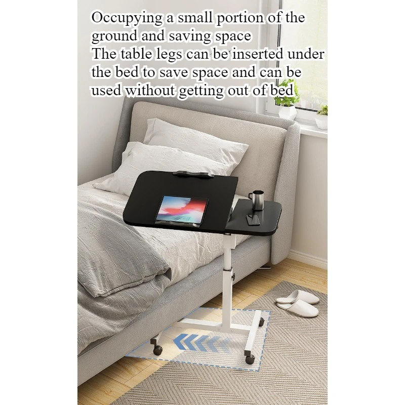 Simple notebook computer desk, computer desk on bed, mobile floor lift bedside table