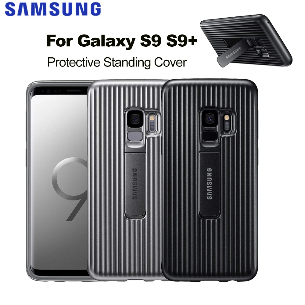 

Оригинальный защитный чехол Samsung для Galaxy S9 S9 + S9Plus Защитный чехол-подставка