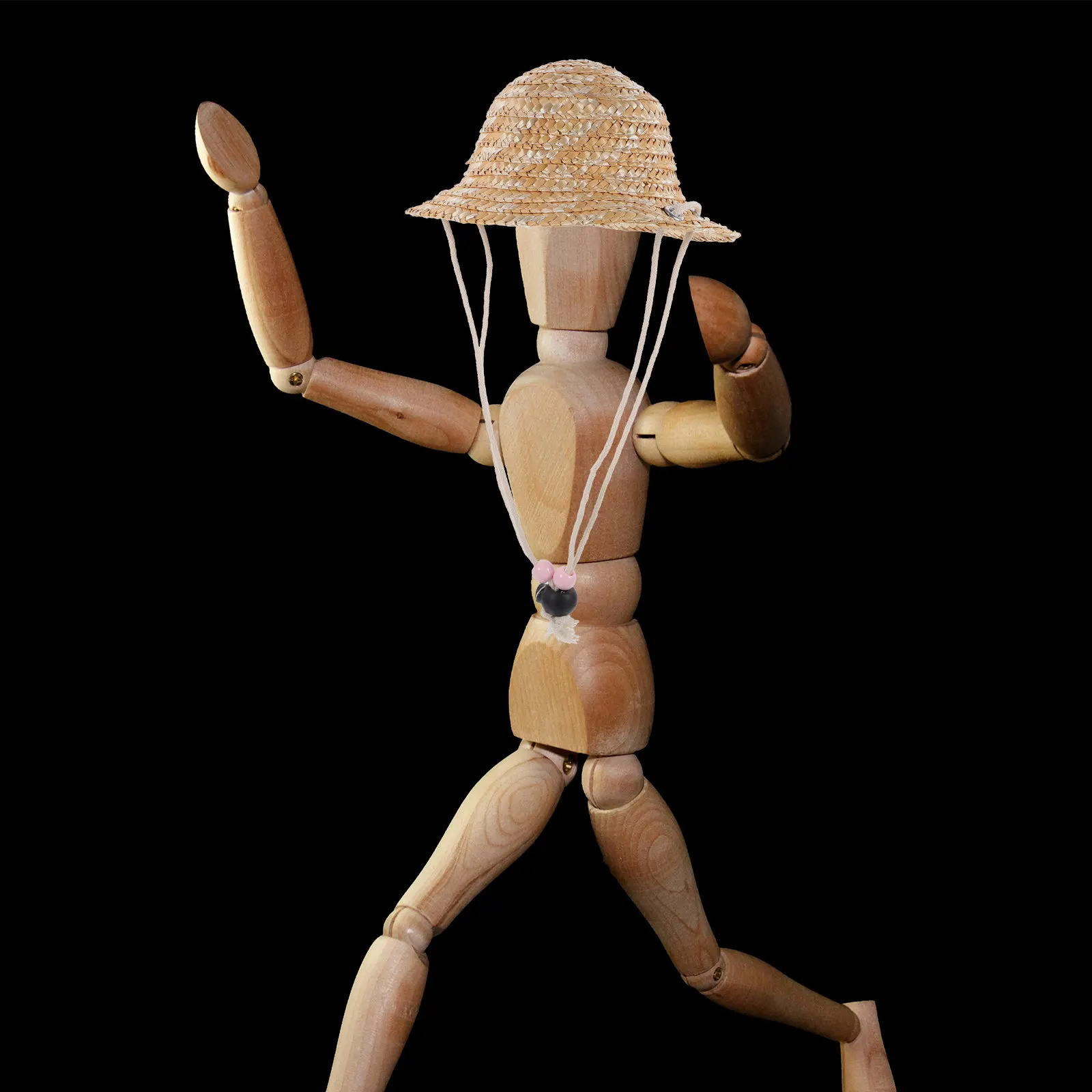 

Миниатюрная соломенная шляпка, плетеная, в деревенском стиле, маленькая шапочка, украшение, аксессуар для рукоделия, реквизит для фотосессий, мини-шляпка, маленький декоративный аксессуар