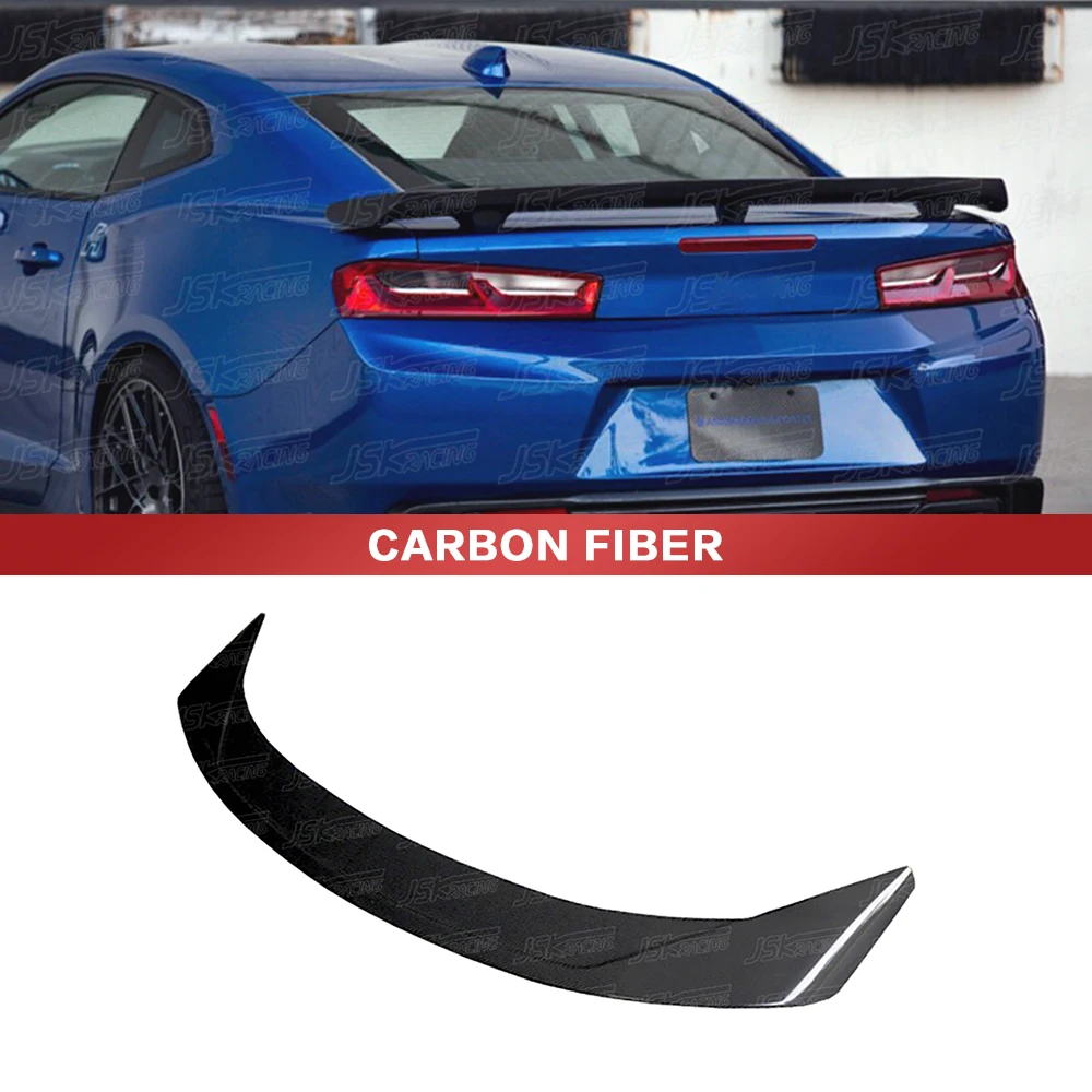 Z Style Carbon Fiber Rear Spoiler For Chevrolet Camaro 2015-2018