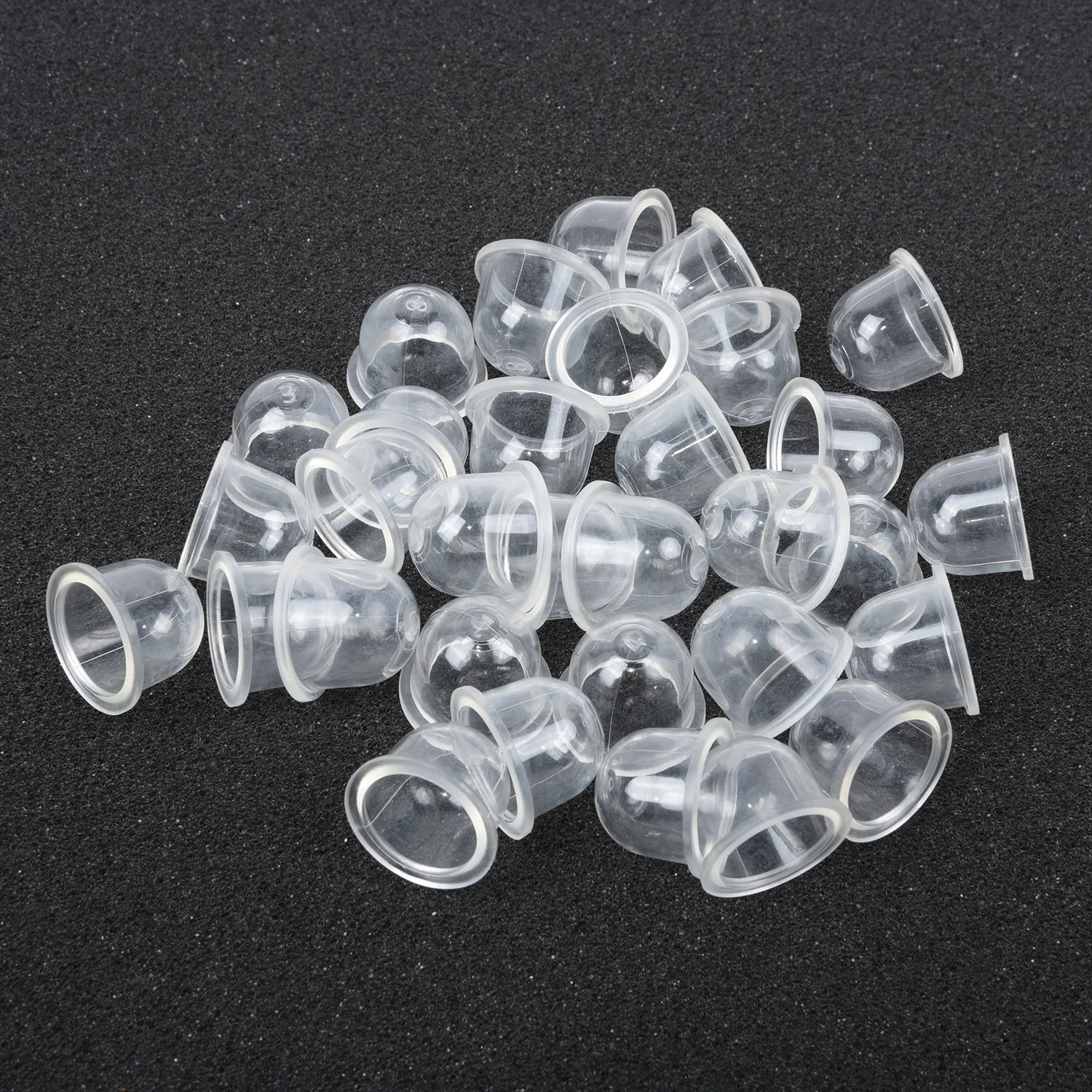 100pcs Porlasztó Cingár alkatrészek 17/12mm carb Gyújtókészülék izzó kupak kicsi Tűzrevaló Szivattyú számára stihl Ekhó Robin carb Áttetsző Gyújtókészülék lámpák