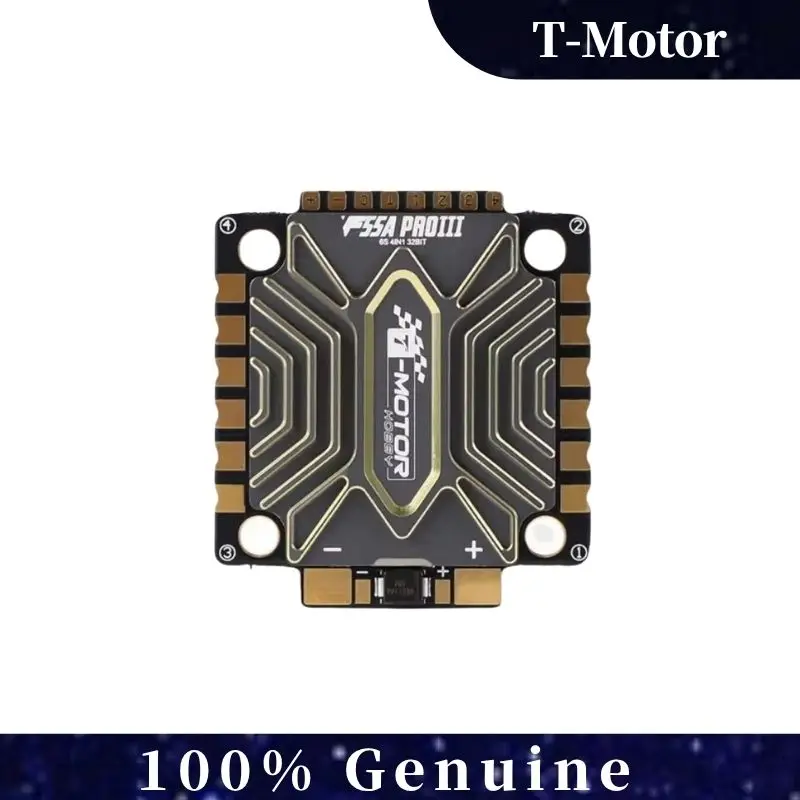 

T-Motor F55A PROII 3-6S 4in1 AM32 Бесщеточный ESC / F55A PROII F3 4IN1 ESC с 10V/2A BEC 30,5x30,5 мм для FPV RC Racing Drone