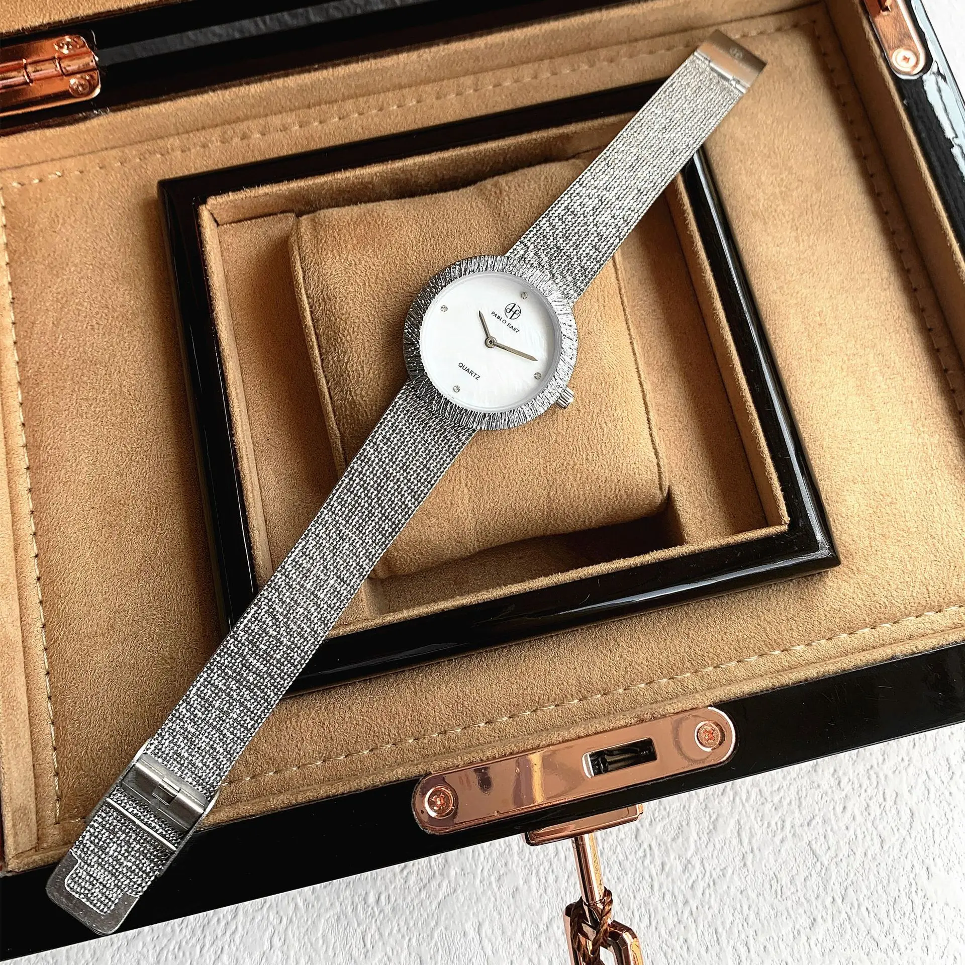 Brand Watch Fashion Beimu Face Women's Watches Waterproof Milan Strap Adjustable Female Quartz Wristwatches Free Box Gift - view 4