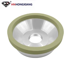 Vitrified bond diamond grinding wheel bowl type 150mm grinding PCD PCBN tool tungsten steel diamond knife
