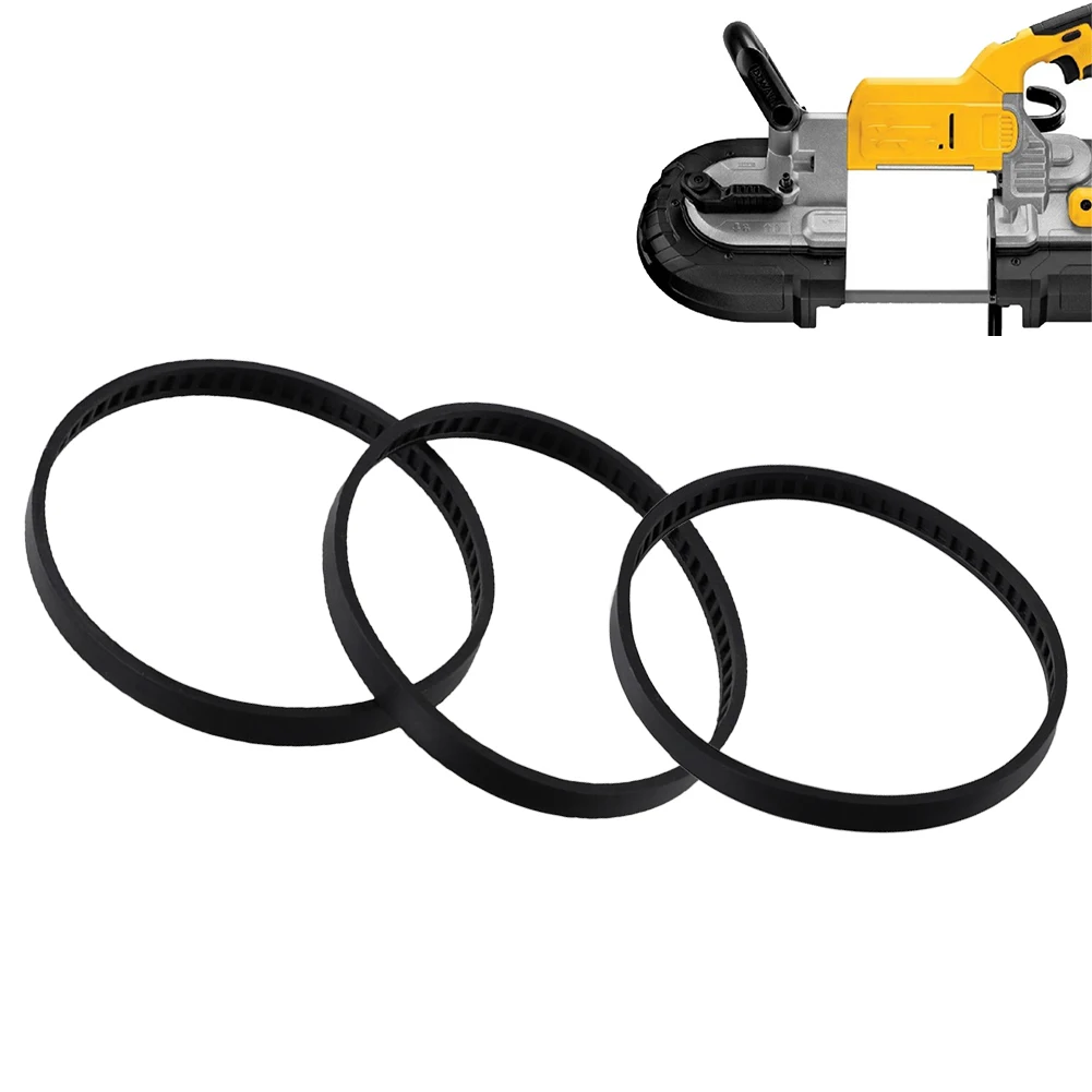 Set of Pulley Tires Saw Belts (3pcs) Designed for Compatibility with Band Saws like Model Series For 6225 and AO2807