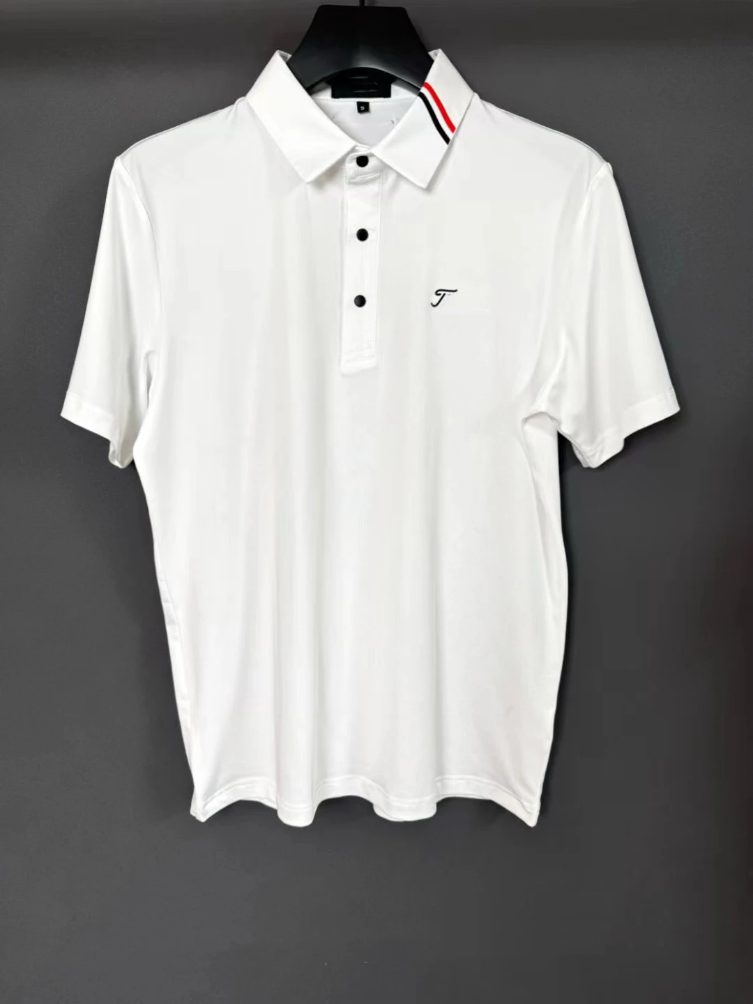 Men Short Sleeved Golf T Shirt Outdoor Sports Elastic Quick Drying Golf Top Man No Ironing Sports Golf Jersey