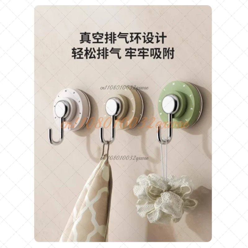 

Крючок на присоске - Не требует сверления - Прочный вакуумный крючок с высокой несущей способностью - Невидимый клейкий крючок