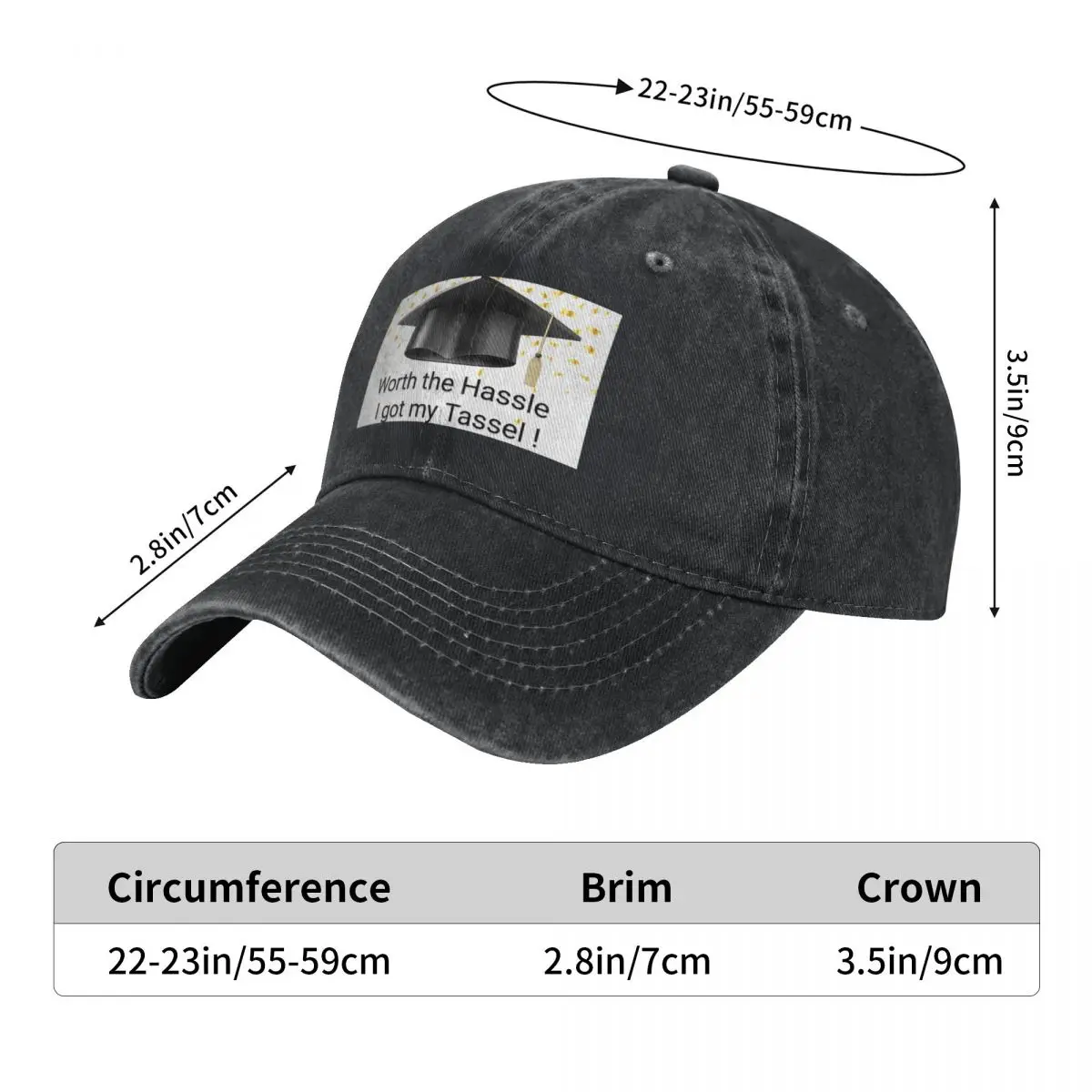 Graduation Dress Baseball Cap Sports Cap Golf Wear Men's Caps Women's
