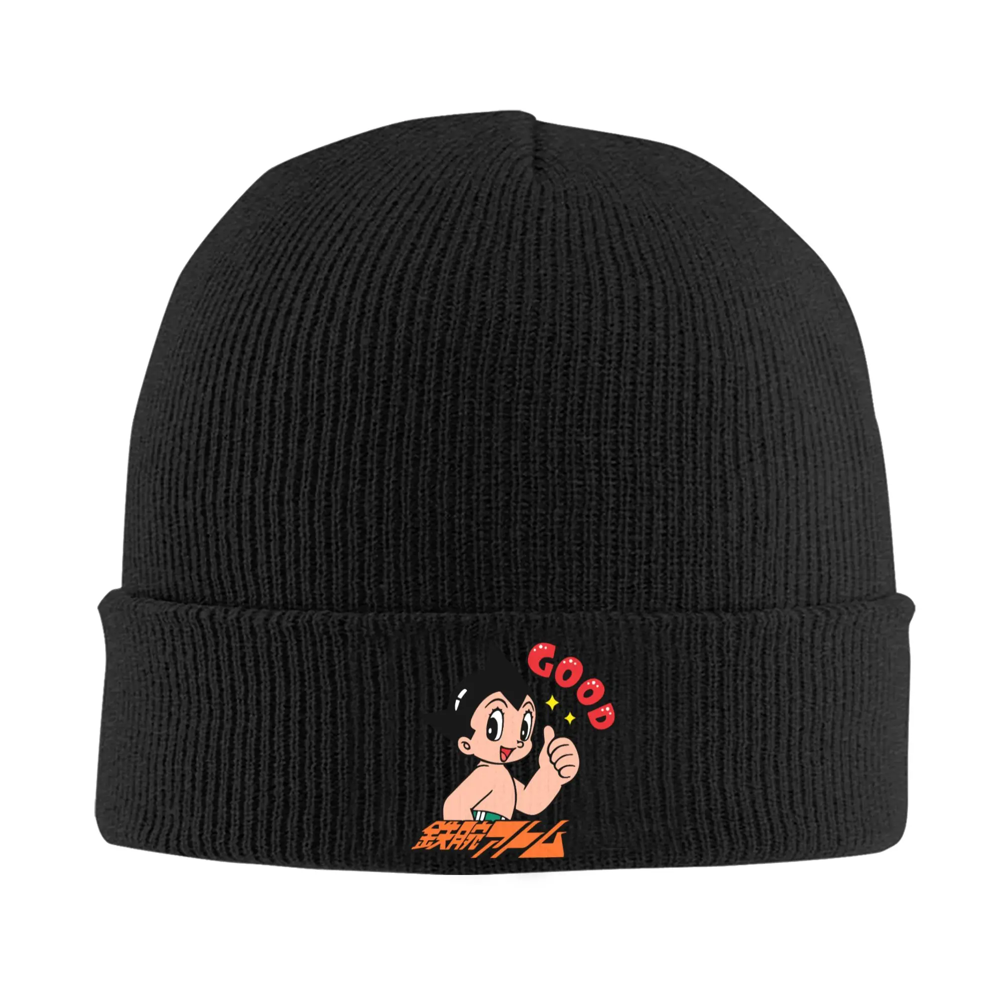 Mighty Atom Astroboy Astro Boy sombreros Otoño Invierno gorro cálido japonés Anime gorras Unisex acrílico tejido sombrero
