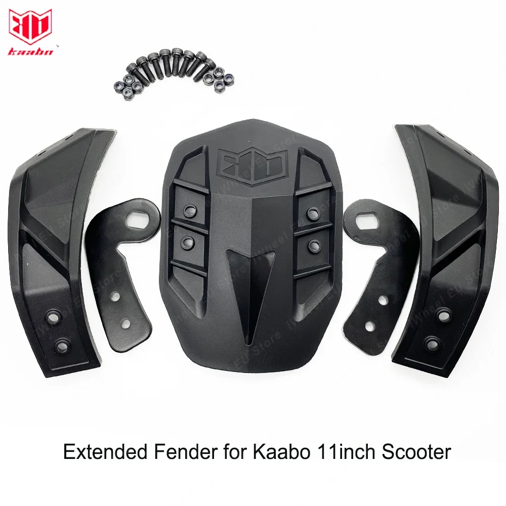 Original Kaabo Extended Fender Mudguard Suit for Official Kaabo Wolf King GTR Kaabo 11 inch Electric Scooter Official Kaabo Part