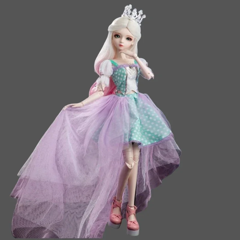 60cm Doll Clothes Wedding Dress Change Set 1/3 BJD Doll Accessories Girls\' Christmas Gift Toys