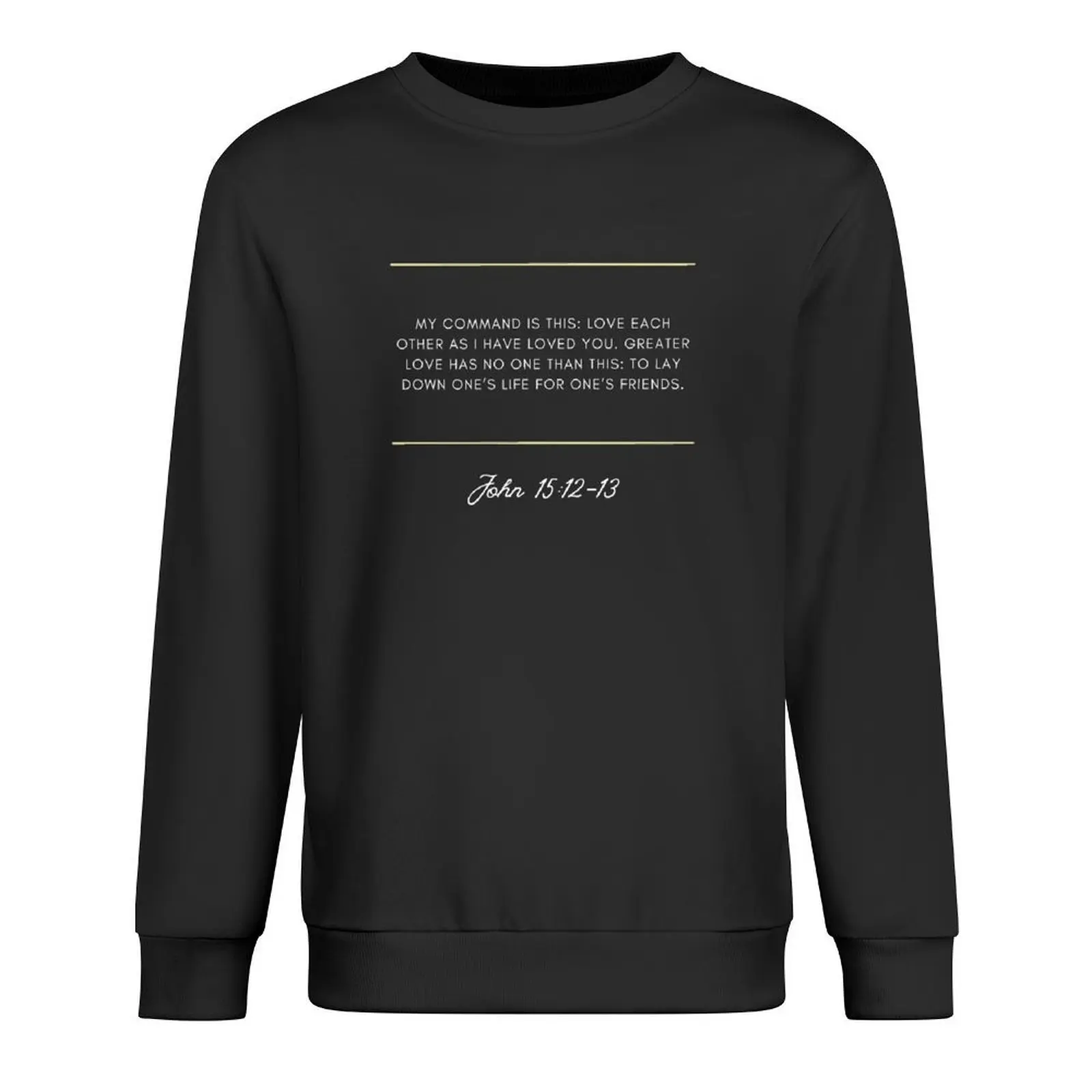 

Verse John 15:12-13 Pullover tracksuit men autumn clothes fashion men men's sweat-shirt hoody