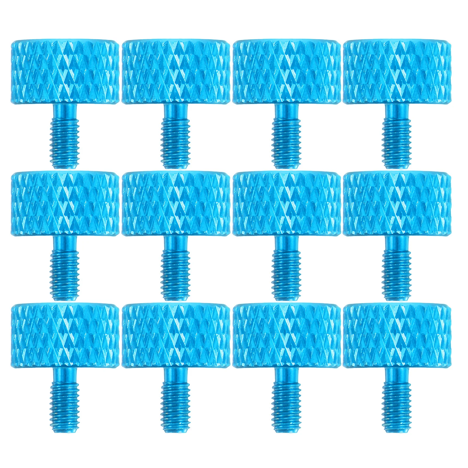 

30pcs Computer M3X8 Aluminum Knurled Thumb Screws Easy Installation For Pc Case Accessories Hardware Replacement