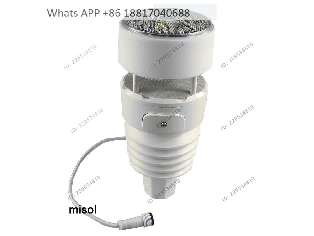 1PC, misol weather station RS485 Modbus wired connection, wind speed wind direction rainfall temperature