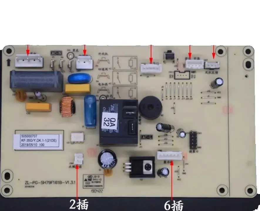

Совершенно новая материнская плата для кондиционера 505000707, компьютерная плата KF-35G/Y.DK.1-1, печатная плата ZL-PG-SH79F161B