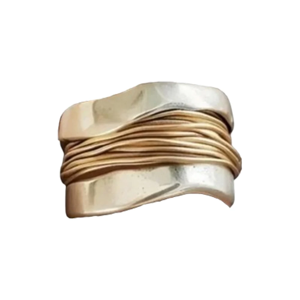 New Niche Minimalist Sliver Color Fashion Rings For Women Party Accessories Gifts Antique Custom Jewelry 2024